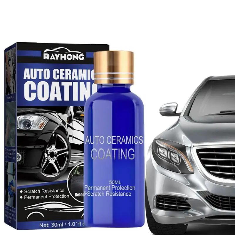 

Ceramic Coating Kit Hydrophobic Polish Nano Coating Agent Anti Scratch Polish Nano Coating Agent With Sponge And No-dust Cloth