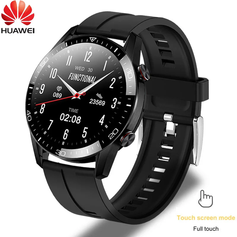 

Huawei Bluetooth Call Smart Watch For Men IP68 Waterproof Clock Sport Mode ECG Fitness Tracker Steel Smartwatch For Android ios