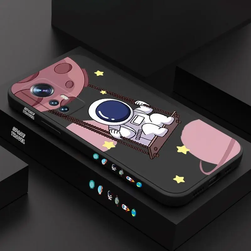 

Aerospace Hammer Silicone Phone Case For Xiaomi Mi 13 12S Ultra 13 Pro 11T Ultra 12 12T 11 11 Lite 10 10T Cover