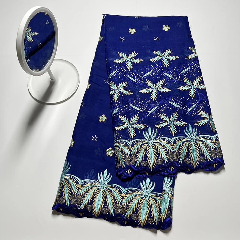 Хлопковая кружевная ткань Lafaya HQ6102