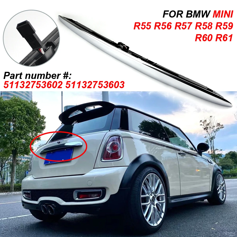 

For BMW Mini Cooper R55 R56 R57 R58 R59 Tailgate Grab Handle Rear Hatch Trunk Handle Aftermark Replacement OEM 51132753603
