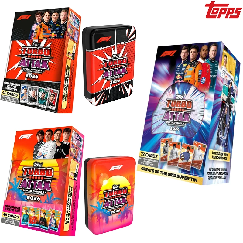 Фото Новая коллекционная карточная игра Topps F1 Turbo Attax 2026: Мега-набор «Хранители Грида» Sunshine State в наличии №1