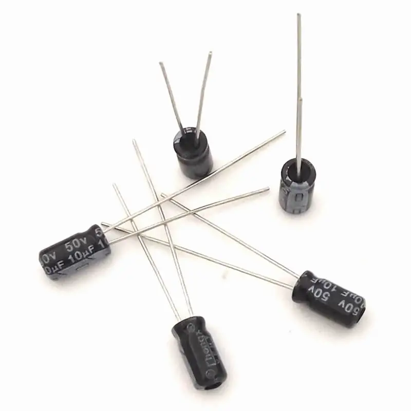1000 шт. алюминиевый электролитический конденсатор 10 мкФ 50 в 4*7