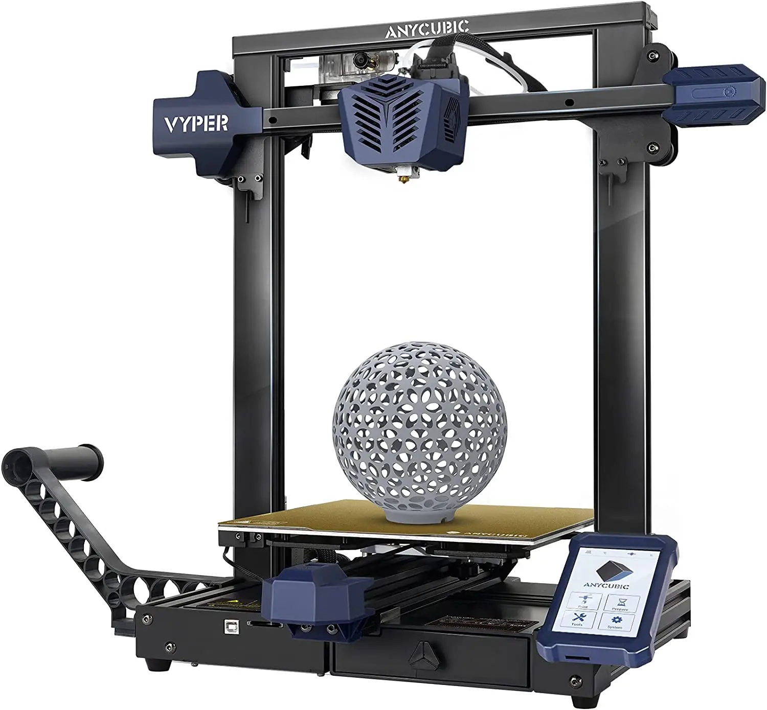 

3D-принтер ANYCUBIC Vyper 2023, автоматическое выравнивание, модернизация, быстрый FDM принтер, Встроенная конструкция, с TMC2209 32-бит