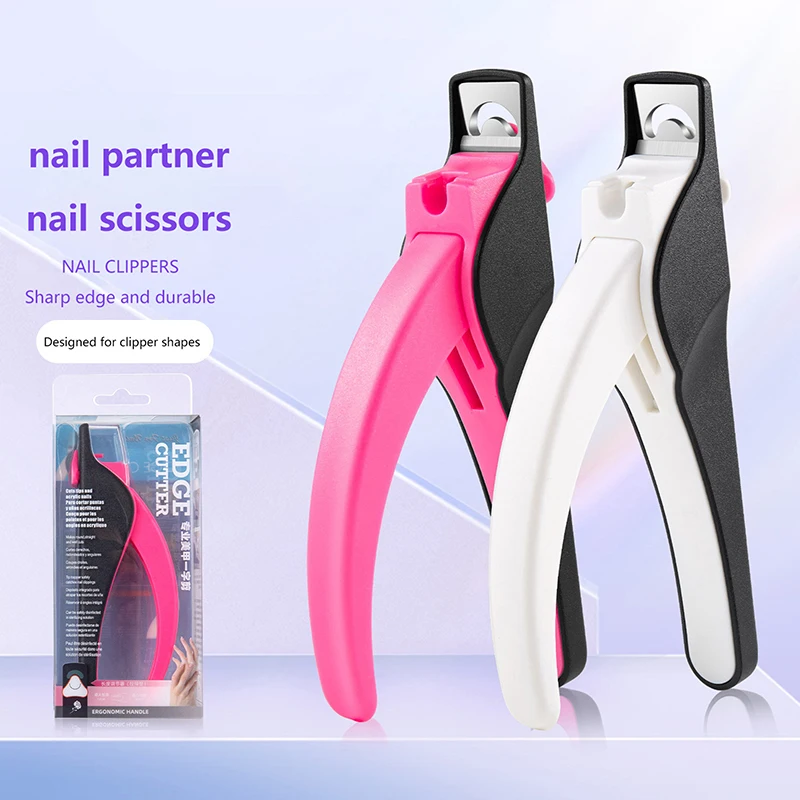 

Professional Fake Nail Clipper U-Edge Manicure Tips Cutter Stainless Steel Nail Edge Cutter Manicure Tools Manicure Accessories