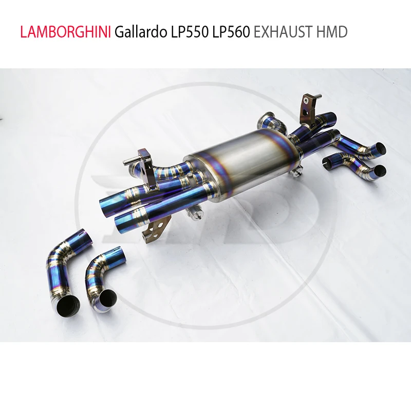 

HMD Titanium Alloy Exhaust System For Lamborghini Gallardo LP550 LP560 Car Accessories Manifold Downpipe Muffler For Cars