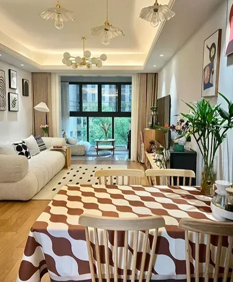 Роскошная двусторонняя французская жаккардовая скатерть из ауриола по всей