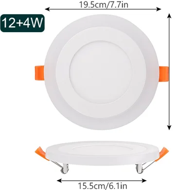 

Heevye двухцветный светодиодный потолочный светильник 6Вт/9Вт/16Вт/24Вт