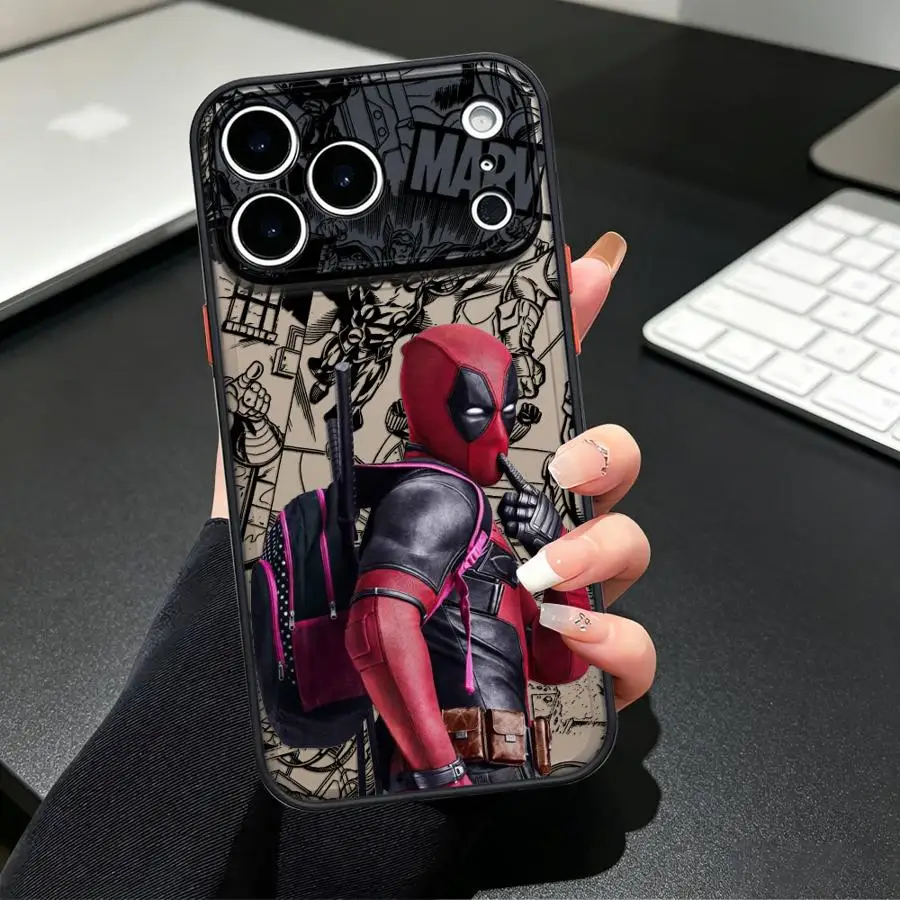 Чехол-накладка Funda Back для iPhone 17 Pro Max 14 16 Plus 12 13 Mini 17e 11 15 XS XR Air 7 8 SE Deadpool Love (art.: 3920dbe98bc2c) - 3920dbe98bc2c