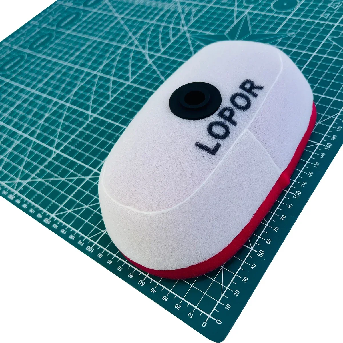 Двухступенчатый воздушный фильтр Lopor для внедорожного мотоцикла Honda 250 400 CC CRM250 89-93