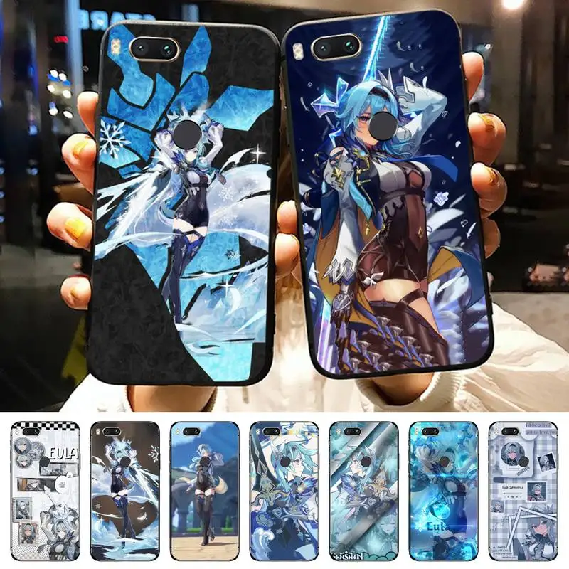

Genshin Impact Eula hot game Phone Case For Xiaomi Redmi note 7 8 9 11 t s 10 A pro lite funda shell