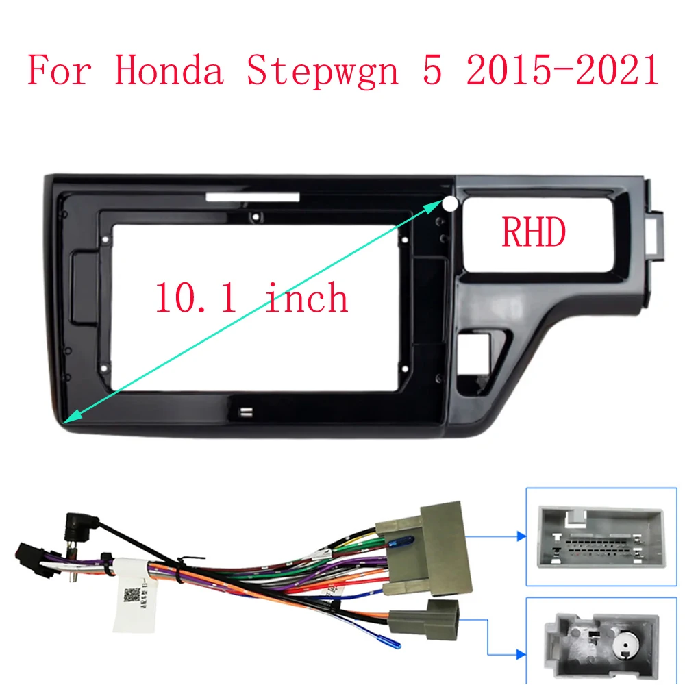 Для Honda Stepwgn 2015-2021 10 1-дюймовый автомобильный радиоприемник панель плеера Android MP5