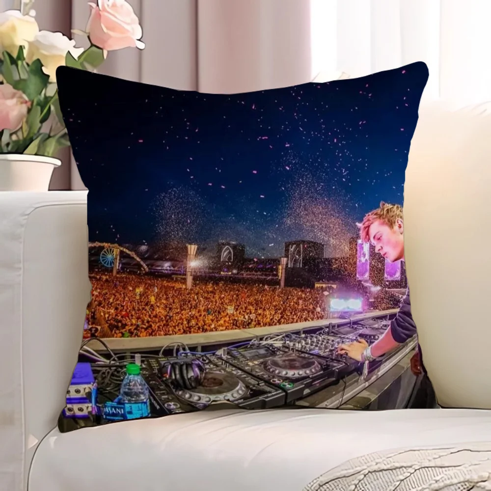 M-Martin GarrixS Плюшевая Наволочка 40x40 Квадратная Декоративная Домашний Декор