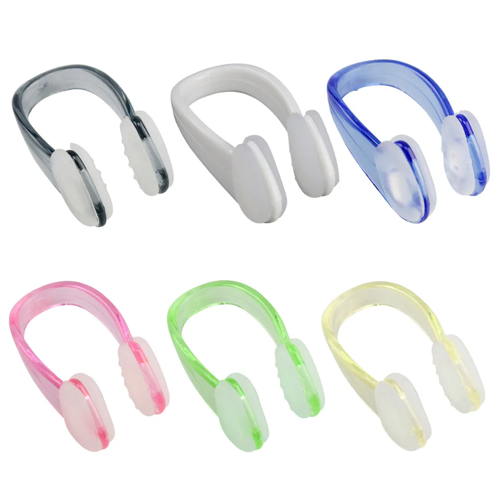 Зажим для носа мягкий силиконовый плавания унисекс