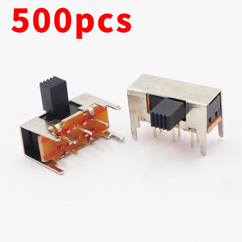 Переключатель SK22H03, 500 шт., переключатель 2P2T DPDT, мини-переключатели скольжения, 6-контактные стопы, Фотоэлементы SK22H05