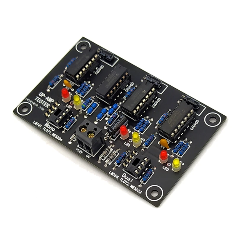 Рабочий усилитель тестер Op Amp одиночный Dual TL071 TL072 TL081 TL082