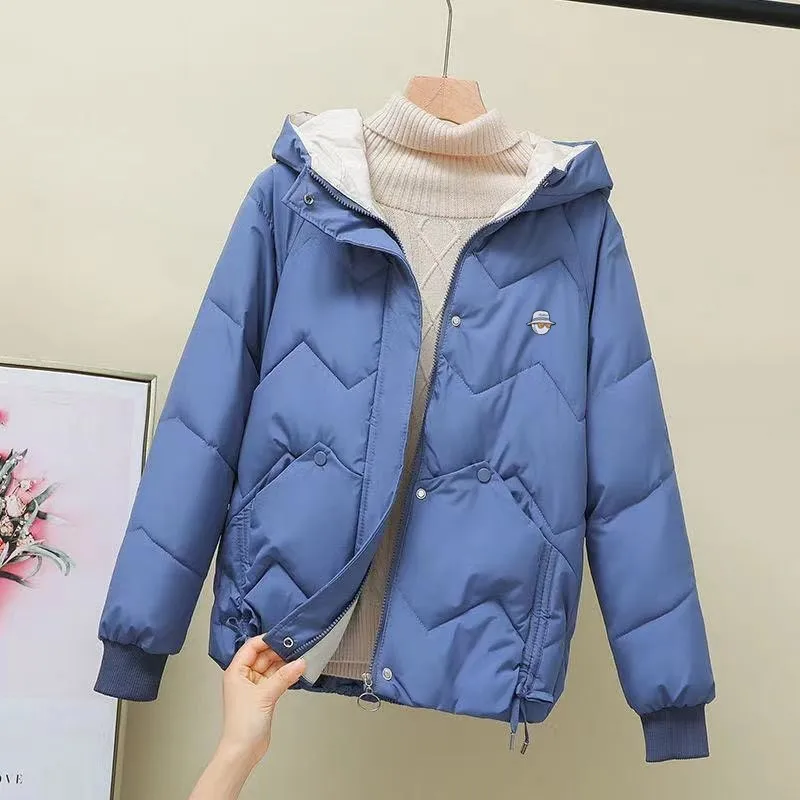Women Golf Clothing Hooded Jackets High Quality Ladies Down Cotton New Golf Wear 2022 Fashion Winter Thicken Warm Windbreaker