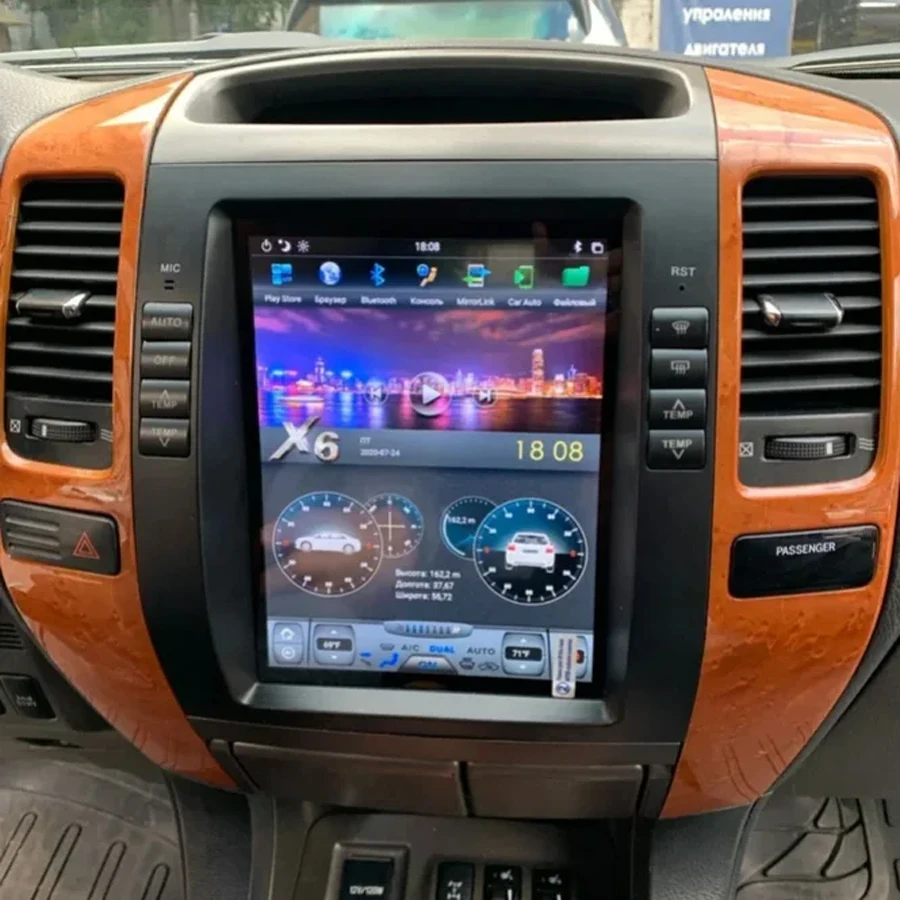 Автомобильный мультимедийный плеер для Lexus GX470 Android радио Toyota Land Cruiser Prado 120 2002 - 2009
