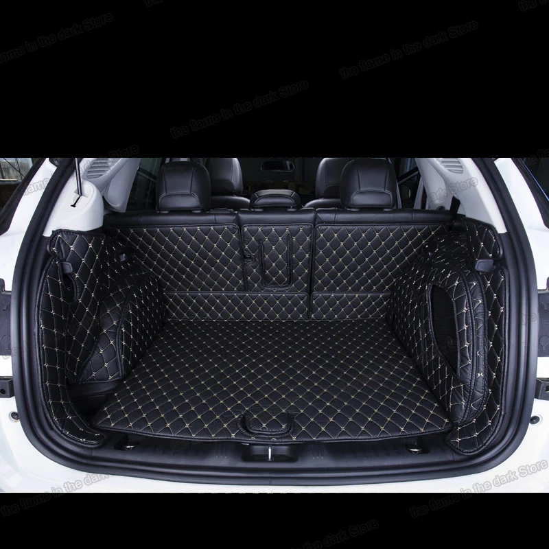 

Кожаный коврик для багажника автомобиля jeep compass 2016 2017 2018 2019 2020, аксессуары для ковровой дорожки, задний комплект 2021