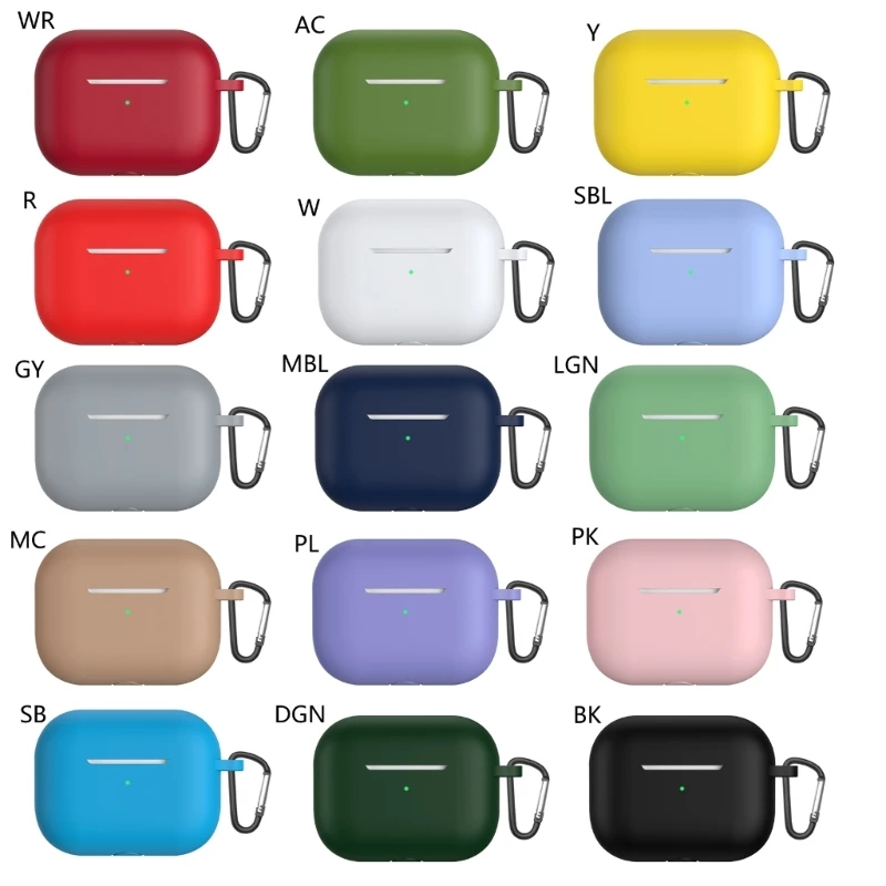 

Soft Earphone Protective Skin for airpods-pro 2 Earbuds Charging Anti-dust & Shockproof Soft Silicone