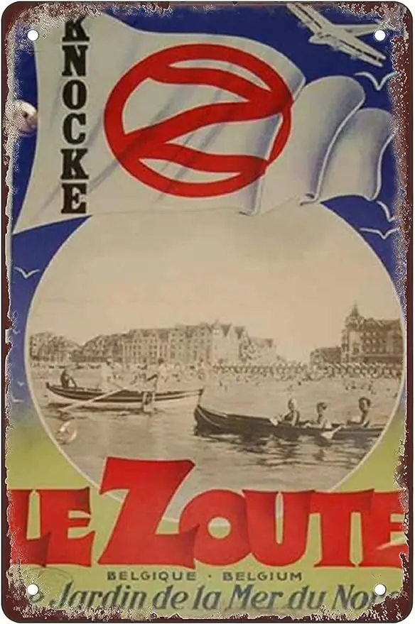

Le Zoute Funny Coffee Metal Tin Sign For Home Office Coffee Bar Decor nostalgic Retro metal Funny sign gift 8x12in