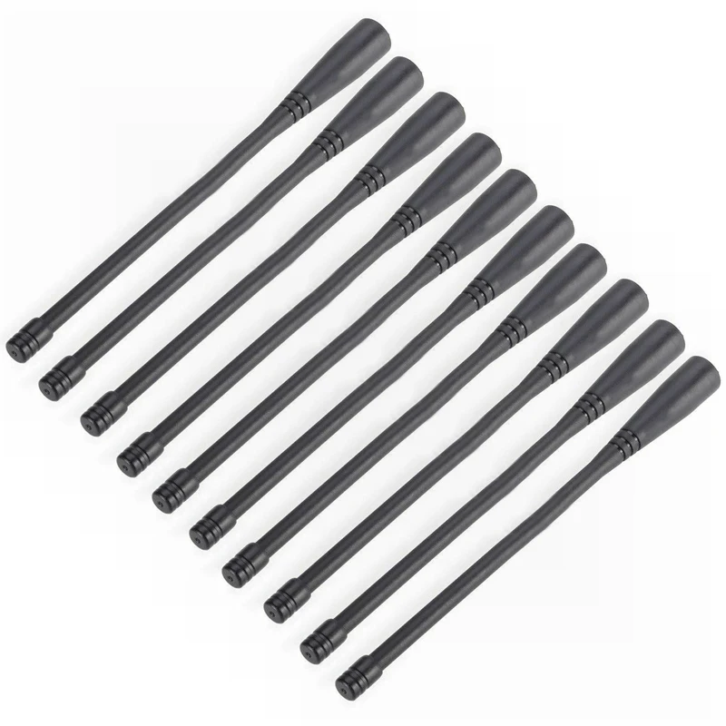 

10 PCS SMA-Female UHF/VHF 36-174/400-520 MHz Antenna for UV-5R UV-82 GT-3 Two Way Radios