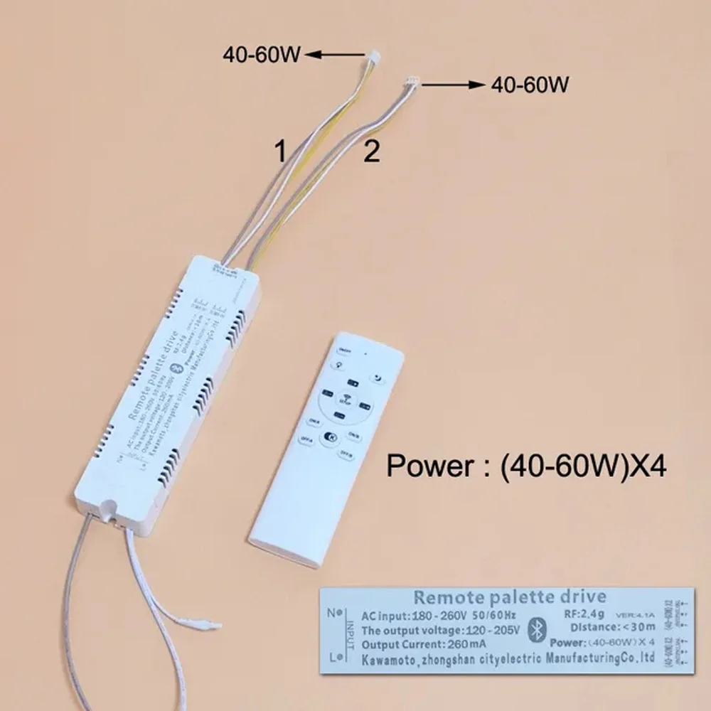 

LED драйвер для освещения с дистанционным управлением через приложение (20-40 Вт)X4 (40-60 Вт)X4