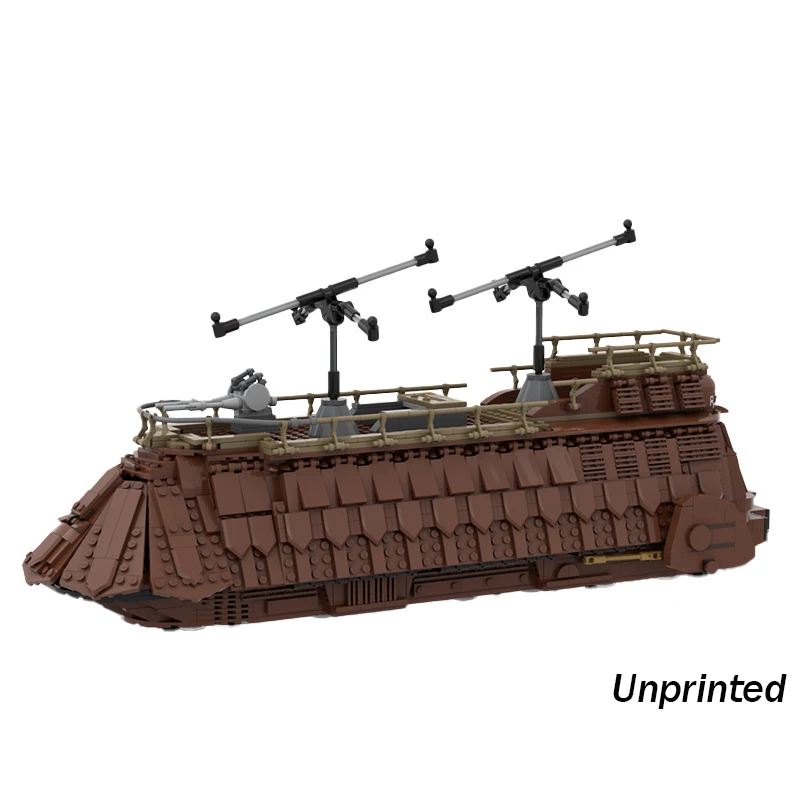 

MOC Military series Old Fisherman's Sailboat Children's Puzzle Toys Christmas Gift