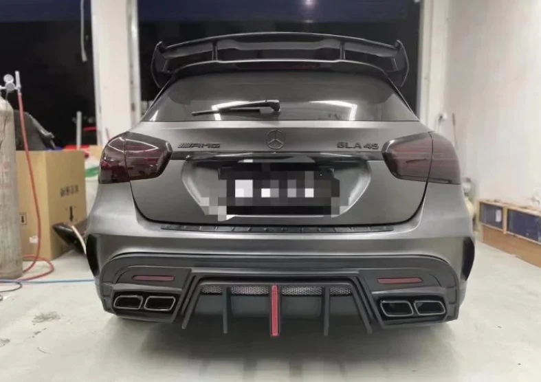 Задний бампер из углеродного волокна для X156 Mercedes-Benz GLA45 AMG 2015-2019