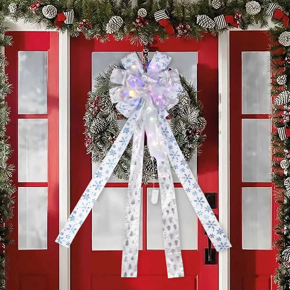 

1 шт. рождественские банты, Рождественский венок, банты для рождества, домашний декор, украшение для рождественской елки