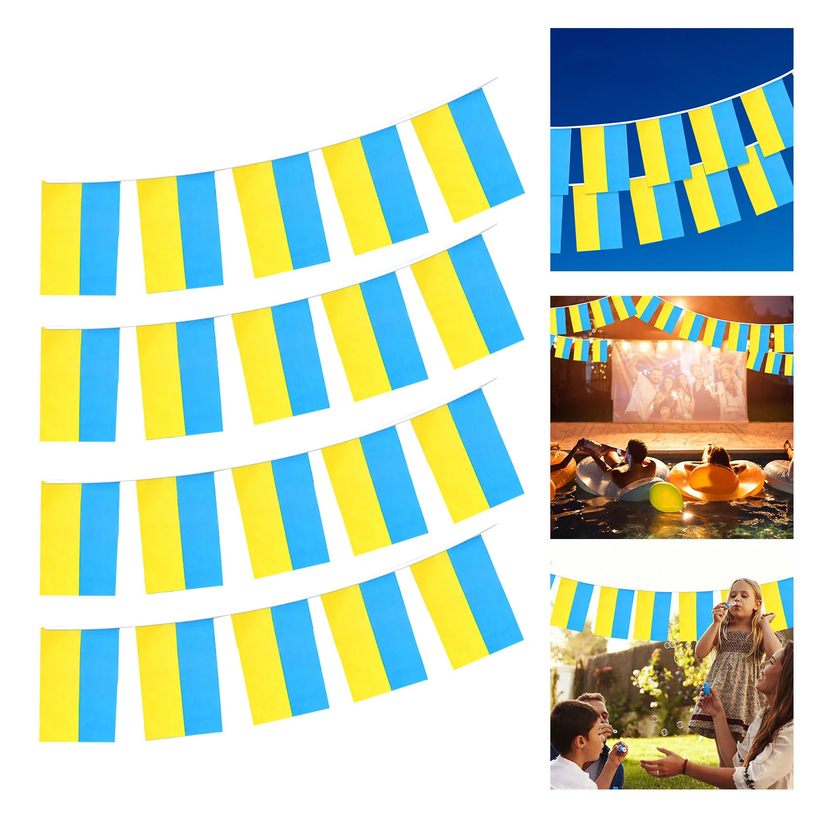 

Ukraine Window Flag String Flag Ukraine Hanging Mini Flag Ornament Home Decor Country Pennant New Happy Gifts Fabrics Banners