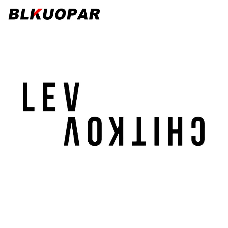 

BLKUOPAR Levchitkov Car Sticker Sunscreen Original Funny Creative Waterproof Decal Personality Surfboard Refrigerator Decor