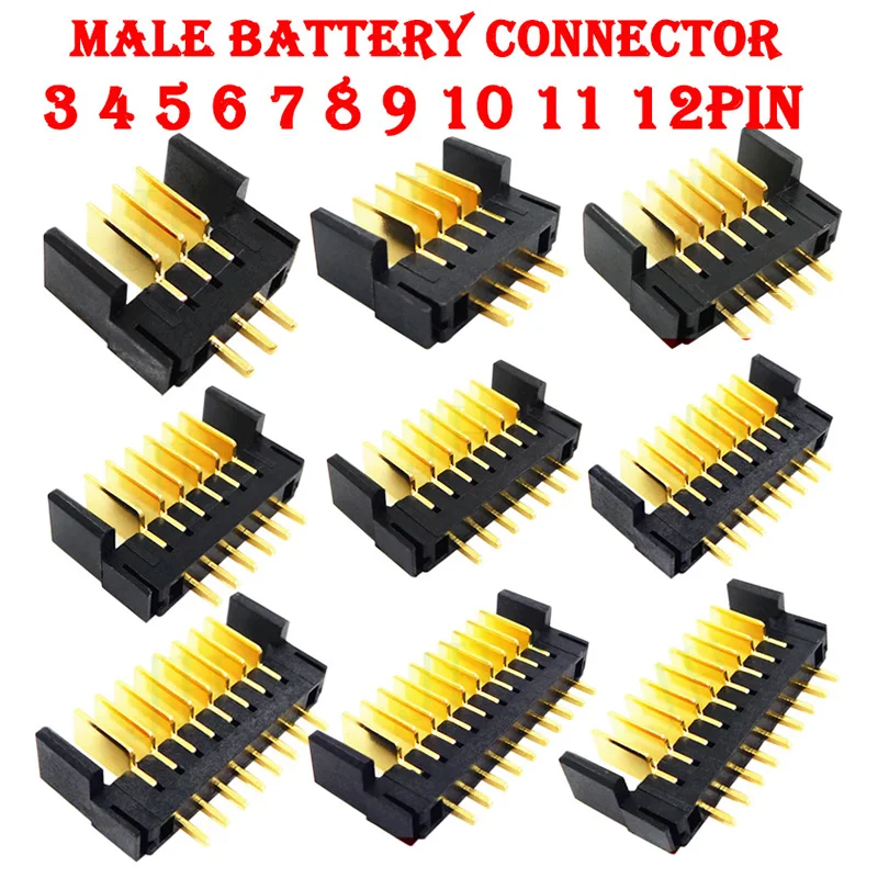 New 3 4 5 6Pin Inner Battery Connector Holder Clip Contact replacement for Notebook common use high quality 7 8 9 10 female seat