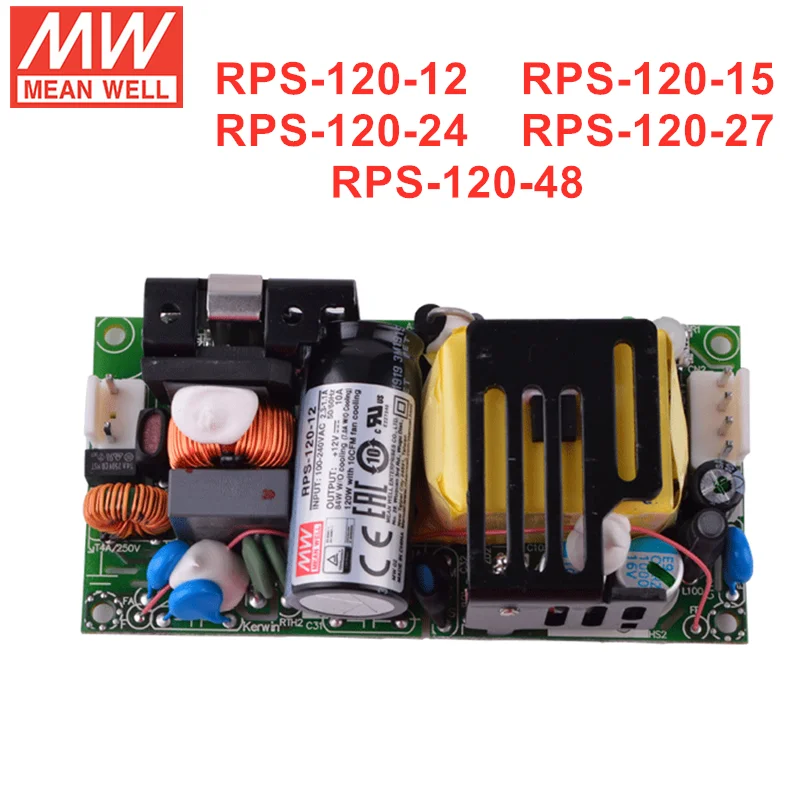 Импульсный источник питания MEAN WELL PCB медицинского типа серии RPS-120 RPS-120-12 RPS-120-15