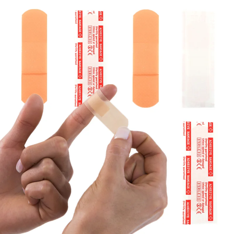 50 шт., пластырь для остановки кровотечения, с английскими буквами 50 шт., пластырь для остановки кровотечения, с английскими буквами