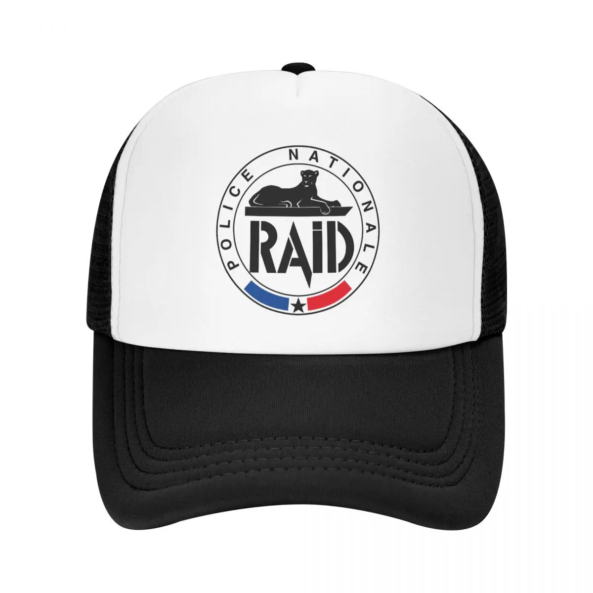 Classic France RAID French Police Trucker Hat Women Men Custom Adjustable Adult Baseball Cap Spring