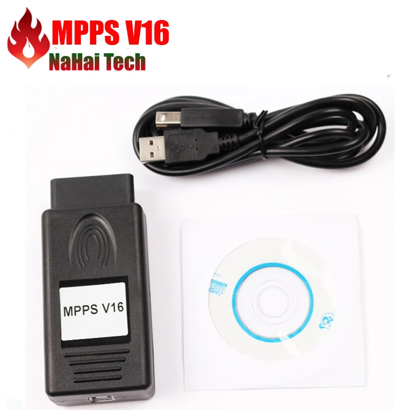 Инструмент диагностический с чипом ECU MPPS V16 для EDC15 EDC16 EDC17 Inkl CHECKSUM Auto ECU Flasher MPPSV16