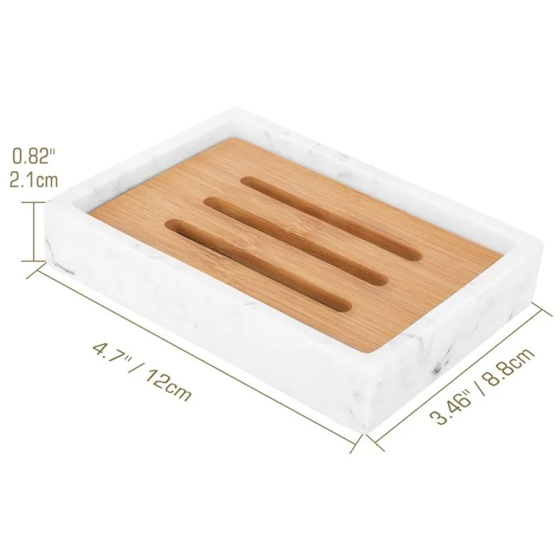Поднос для мыла посуда из смолы бамбуковый держатель коробка душа кухонной