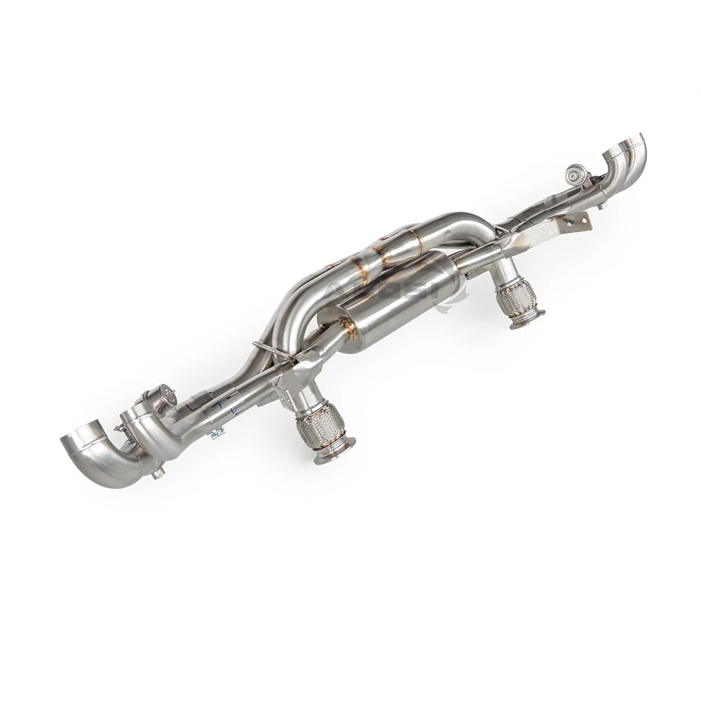 Фото Подходит для Lamborghini Hurac á n LP580 LP610 LP640 5.2 2014-2018 с вакуумным клапаном, автомобильная система выхлопной трубы A №2