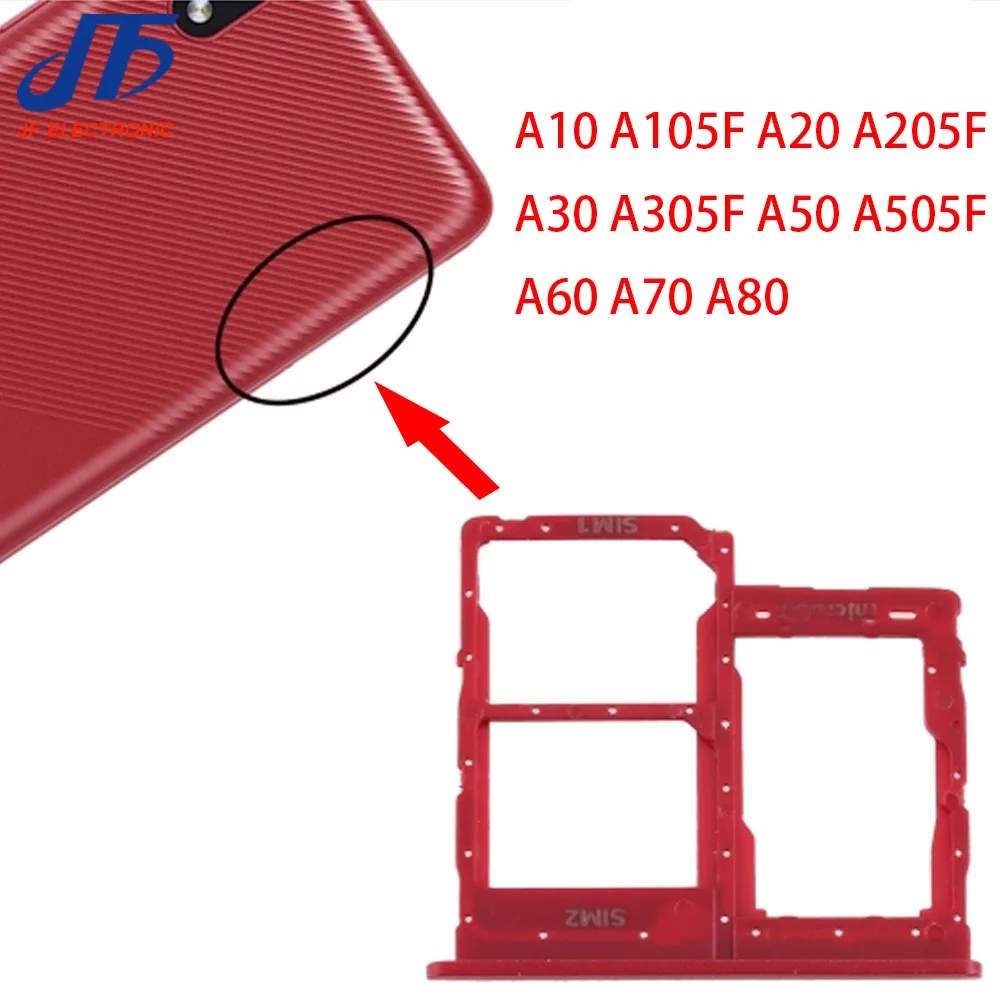 Держатель лотка для SIM-карты Samsung Galaxy A10 A20 A30 A40 A50 A60 A70 A80 20 шт. запасные части