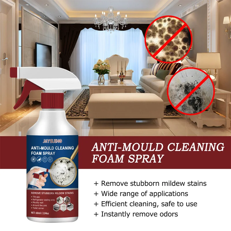 

Foam cleaning mold removal spray tile wall bathroom silicone multi-function cleaning and mold removal spray