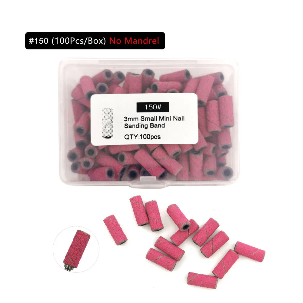 HYTOOS 3 мм маленькие розово-красные шлифовальные ленты без нержавеющей стали