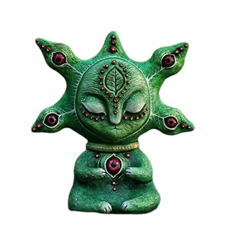 

Garden sculpture decorations, elf creature model ornaments, resin handicrafts, alien handmade statues, collection gifts.