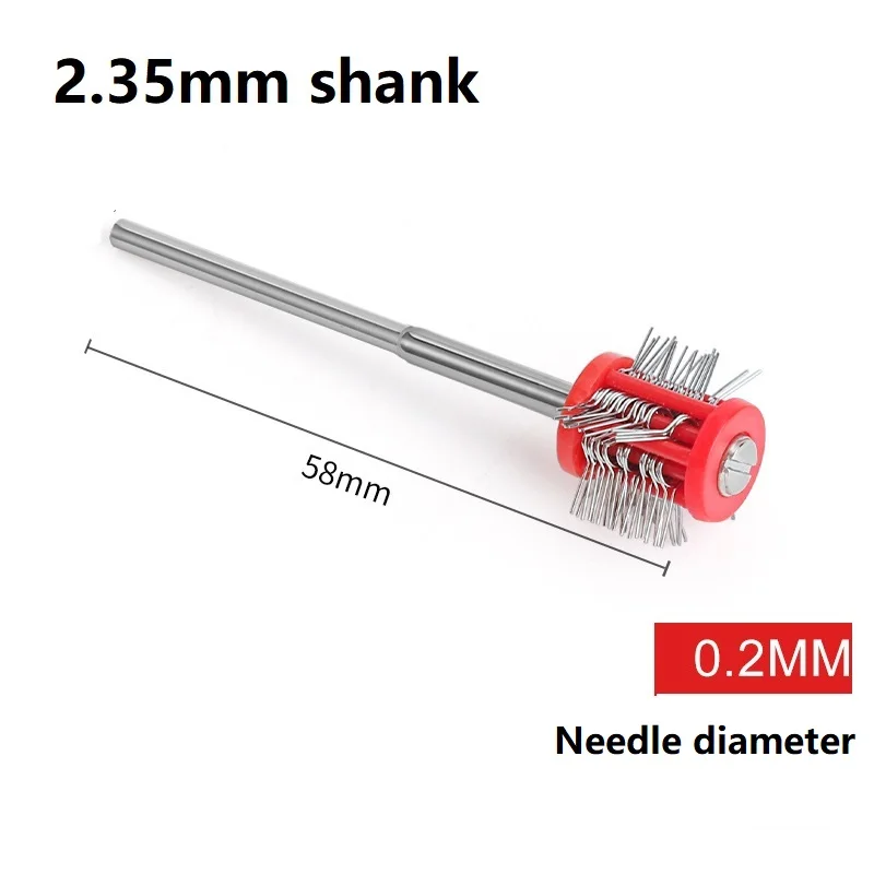 

Abrasive Needle Grit Matt Texturning Brush Gold Silver Jewelry Surface Frosted Treatment 2.35mm Shank For Polishing Machine