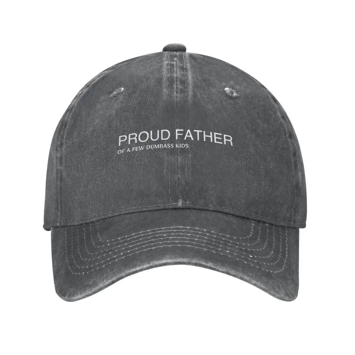 Бейсбольная кепка PROUD FATHER OF A FEW DUMBASS KIDS милая женская и мужская бейсболка в стиле