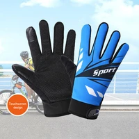 unisex motorcycle bike glove electric bike outdoor cycling non slip sunscreen touch screen sports lightweight gloves all seasons