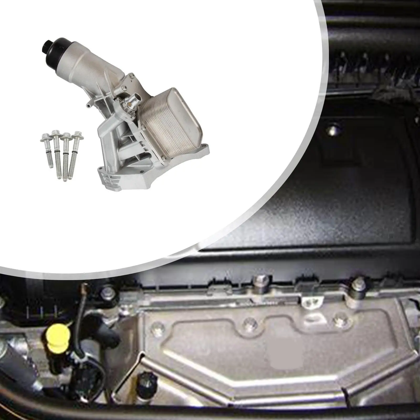 Корпус фильтра масляного радиатора монтажные алюминиевые