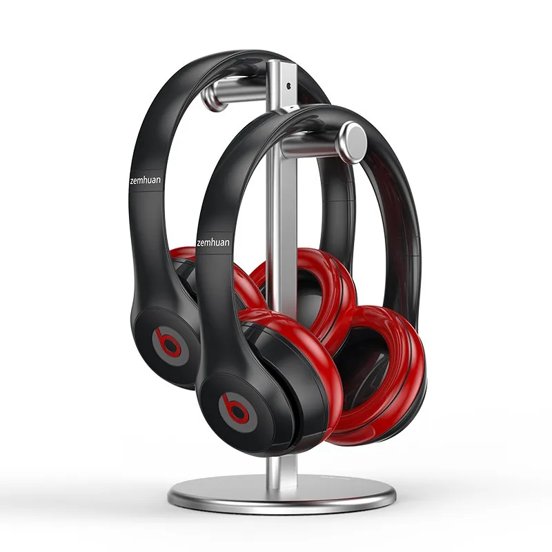 

Headphone Bracket Aluminum Alloy Double Hanging Universal Simple Desktop Game HeadsetHanger Creative Storage Bracket