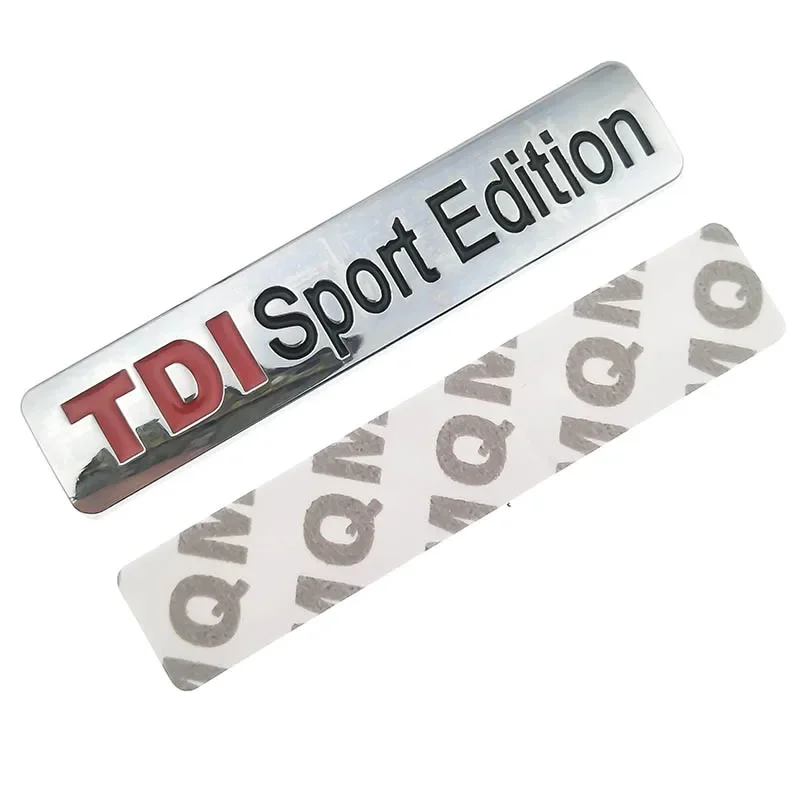 

Металлический красный логотип TDI Sport Edition, наклейка с надписью Turbo, эмблема, хромированный значок, наклейки для VW POLO GOLF CC TT JETTA GTI TOUAREG