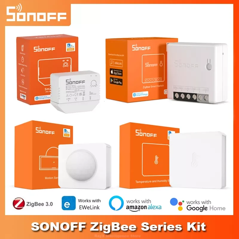 

NEW2023 ZBBridge / ZBMINI-L / ZBMINI / SNZB-02 ZigBee Sensor Smart Home Via eWeLink Alexa Home Work with ZigBee Gateway